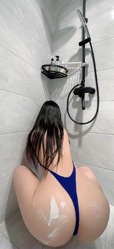 俏妞qiaoniuTT – 浴室洗澡连体丁字裤【34P】